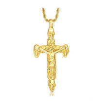 Beautiful arrowhead pendant gold,jesus pure gold pendant